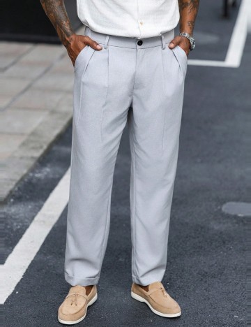 Pantaloni Shein MANFINITY, gri