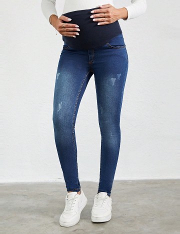 Pantaloni Shein, albastru