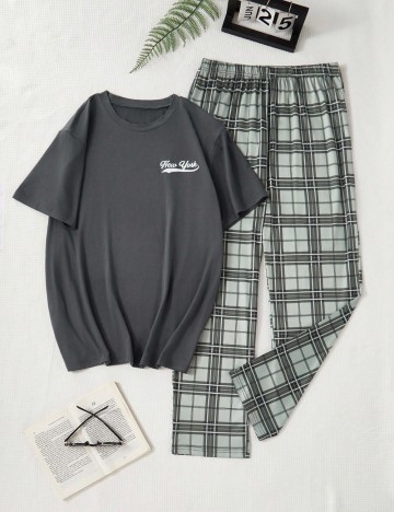 Compleu pijamale Shein, mix culori