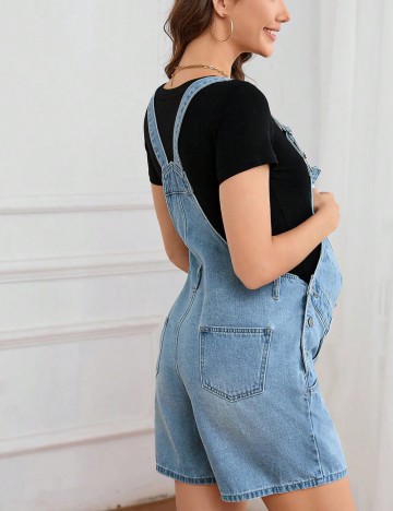 Salopetă scurtă Shein, albastru