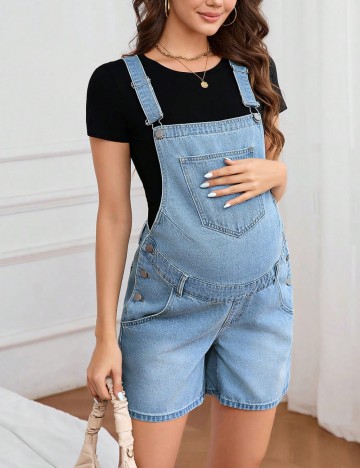 Salopetă scurtă Shein, albastru