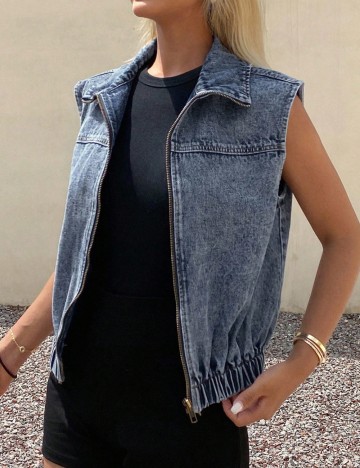 Vestă Shein, albastru