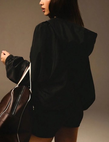 Geacă de fâș Shein, negru