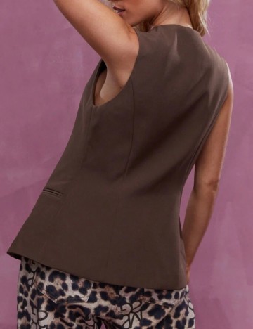 Vestă Shein Missguided, maro