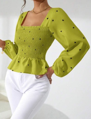 Cămașă Shein, verde