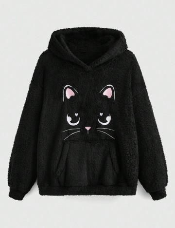 Hanorac Shein, negru