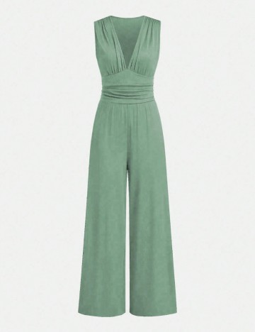 Salopetă lungă Shein, turcoaz