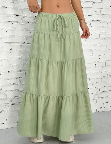 Fustă maxi Shein, verde