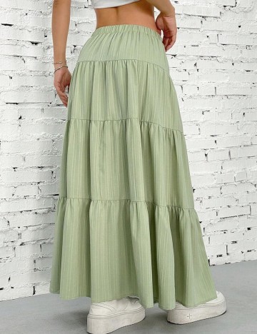 Fustă maxi Shein, verde