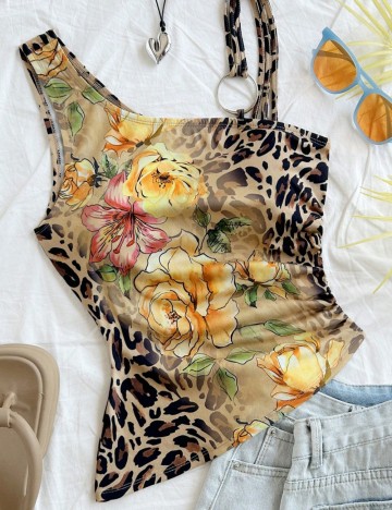 Top Shein, mix culori