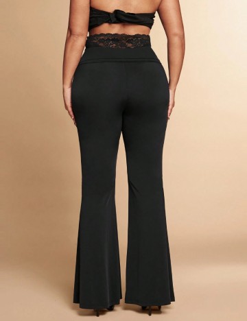 Pantaloni Shein Curve+, negru