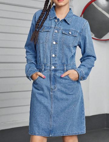 Rochie de blugi Shein, albastru