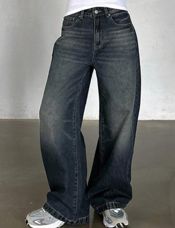 Jeans Shein DAZY, albastru