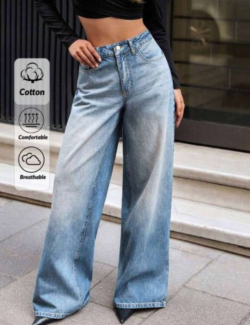 Jeans Shein, albastru