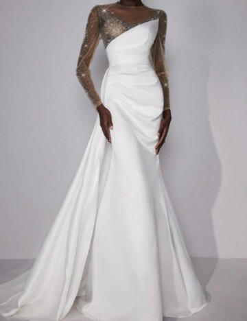 Rochie de ocazie și bridal Shein, alb