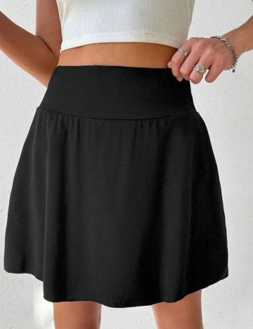 Fustă Pantalon Shein, negru