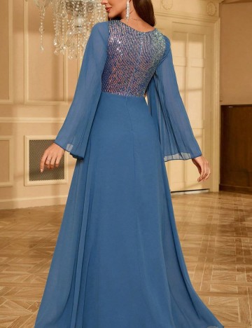 Rochie maxi Shein, albastru