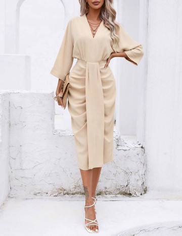 Rochie midi Shein, bej