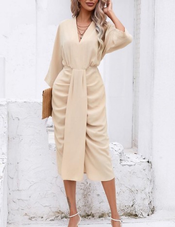 Rochie midi Shein, bej