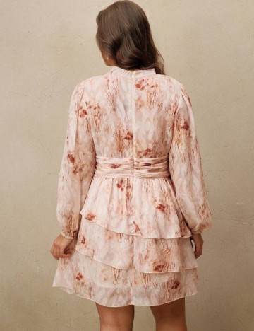 Rochie mini Shein Curve+, mix culori