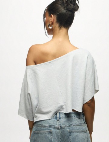 Tricou Shein Curve+, gri