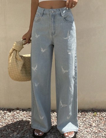 Jeans Shein, albastru