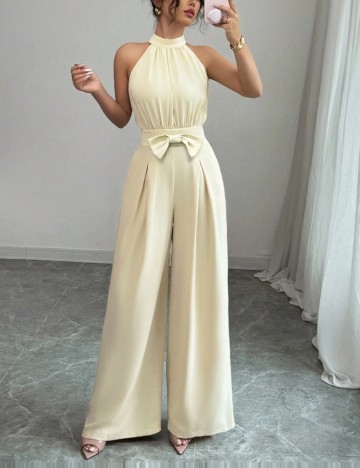 Salopetă lungă Shein, bej