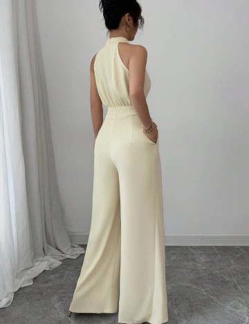 Salopetă lungă Shein, bej