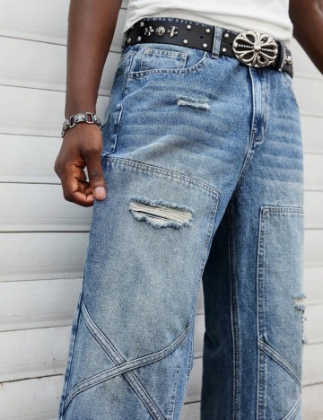 Jeans Shein, albastru