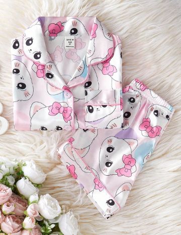 Compleu pijamale Shein, mix culori