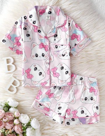 Compleu pijamale Shein, mix culori
