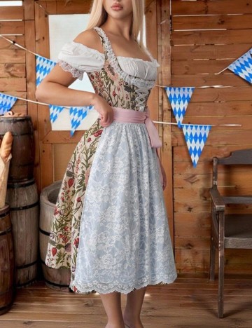 Rochie midi Shein, mix culori