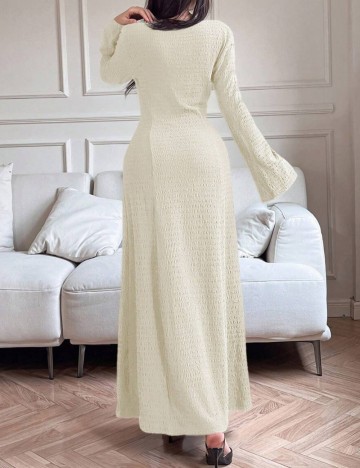 Rochie maxi Shein, crem