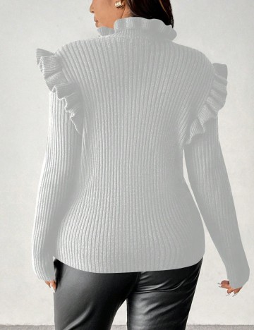 Pulover Shein Curve+, gri