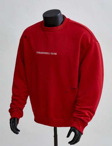 Bluză Shein MANFINITY, roșu