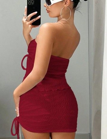 Compleu Shein, vișiniu