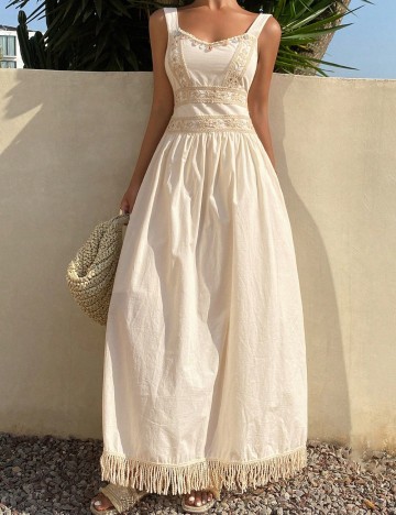 Rochie maxi Shein, bej