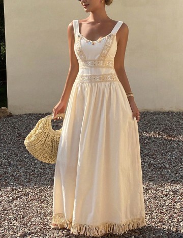 Rochie maxi Shein, bej