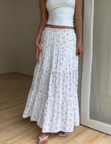 Fustă maxi Shein, mix culori