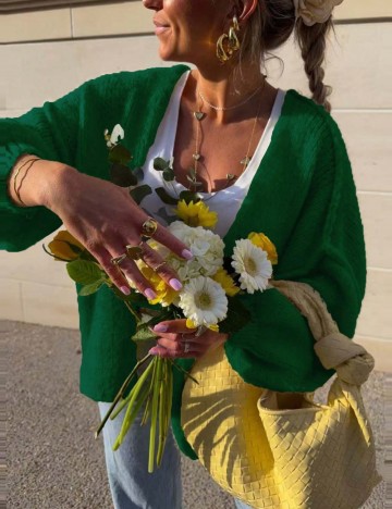 Cardigan Shein, verde