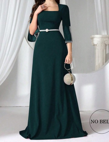 Rochie maxi Shein, verde