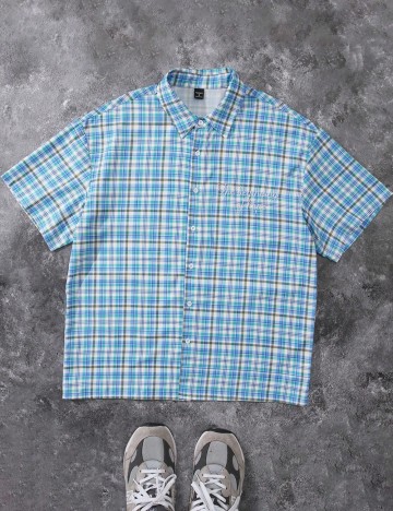 Cămașă cu mânecă scurtă Shein, mix culori