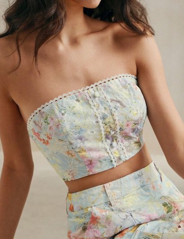 Top Shein, mix culori