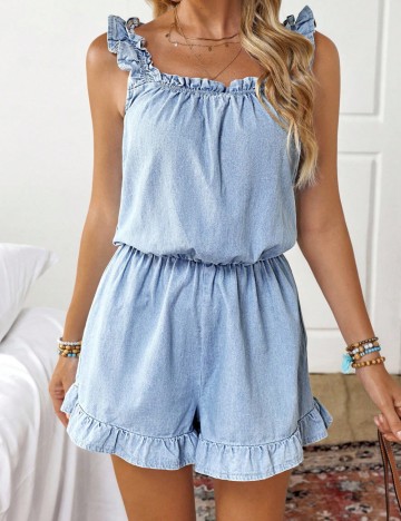 Salopetă scurtă Shein, albastru