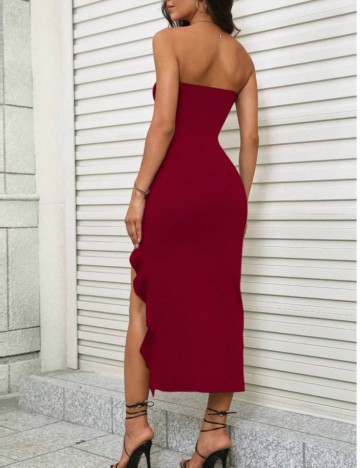 Rochie midi Shein, vișiniu