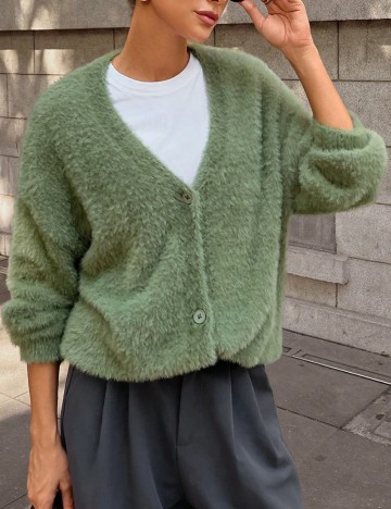 Cardigan Shein, verde