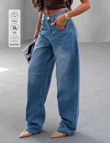 Jeans Shein, albastru