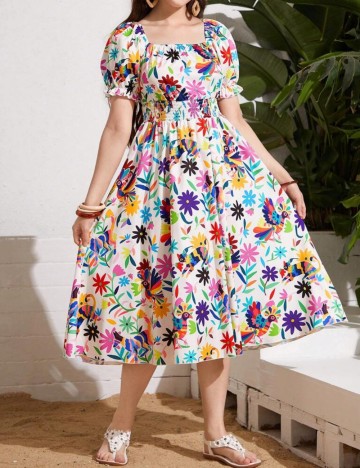 Rochie Shein, mix culori