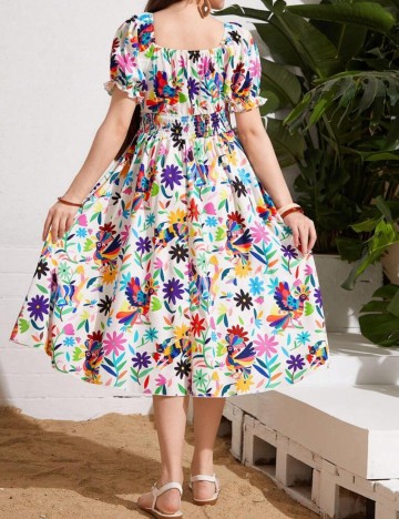 Rochie Shein, mix culori