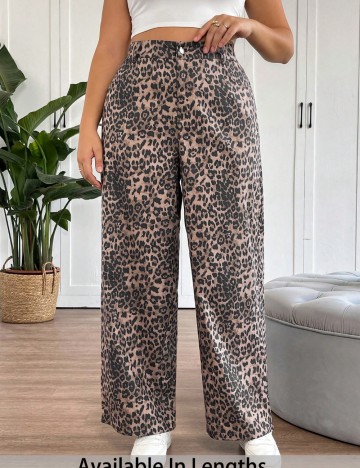 Pantaloni Shein Curve+, mix culori